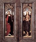 Hans Memling Famous Paintings - Triptych of Adriaan Reins [detail 4, closed]